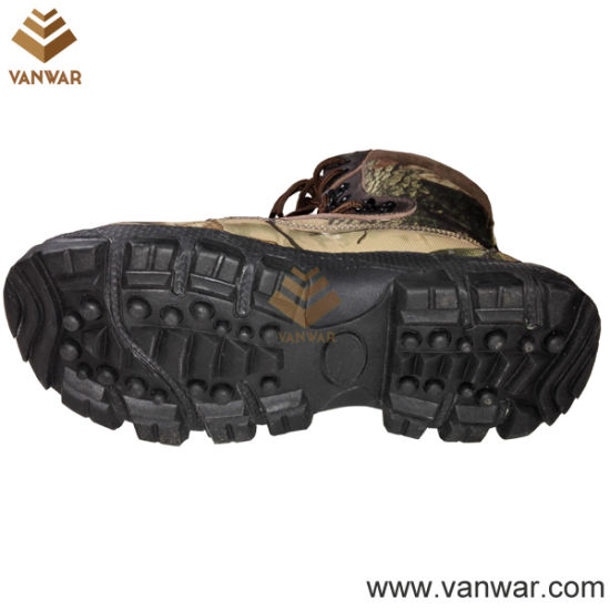 Waterproof Canvas Military Camouflage Hunting Boots (WHB010)