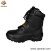 Hot Sale Black Leather Combat Military Boots (WCB050)