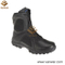 Black Smooth Leather Military Tactical Boots with Cheap Price (WTB019)