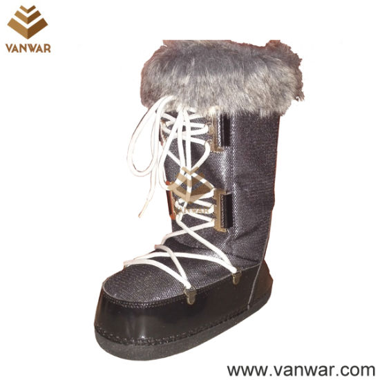 New Design Military Snow Women Boots with Warm Wool (WSB036)