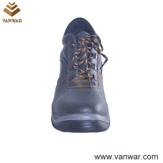 Antistatic Leather Military Working Safety Boots with Steel Plate (WWB059)