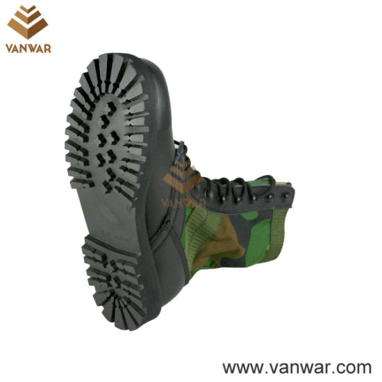 Combat Camo Fabric Military Camouflage Boots (CMB010)