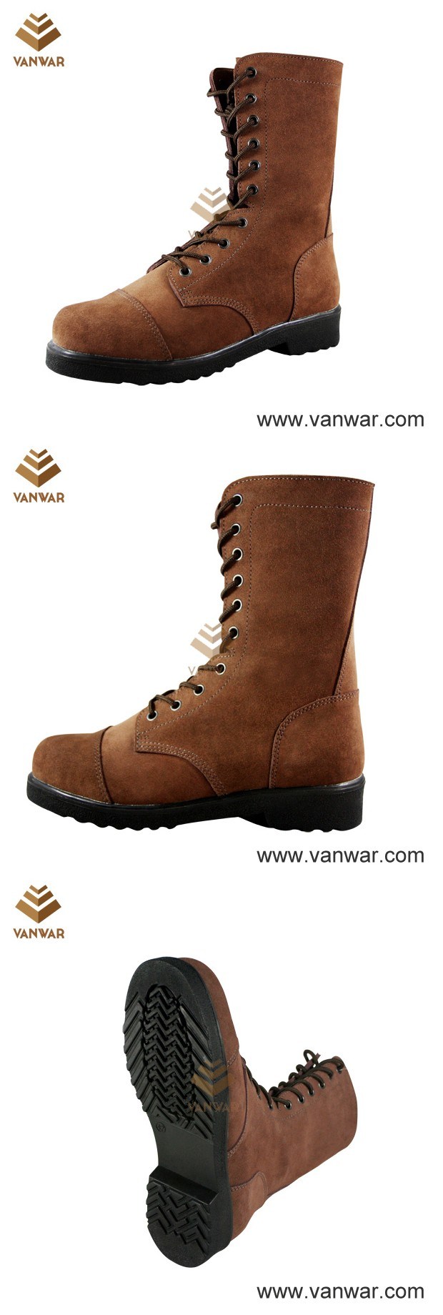 Steel Toe Cap Nubuck Military Combat Boots (WCB022)