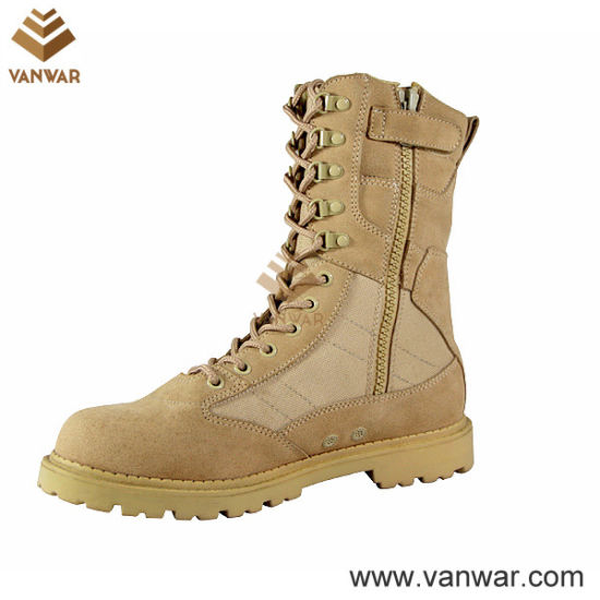 High Standard Tan Desert Military Desert Boots (WDB019)