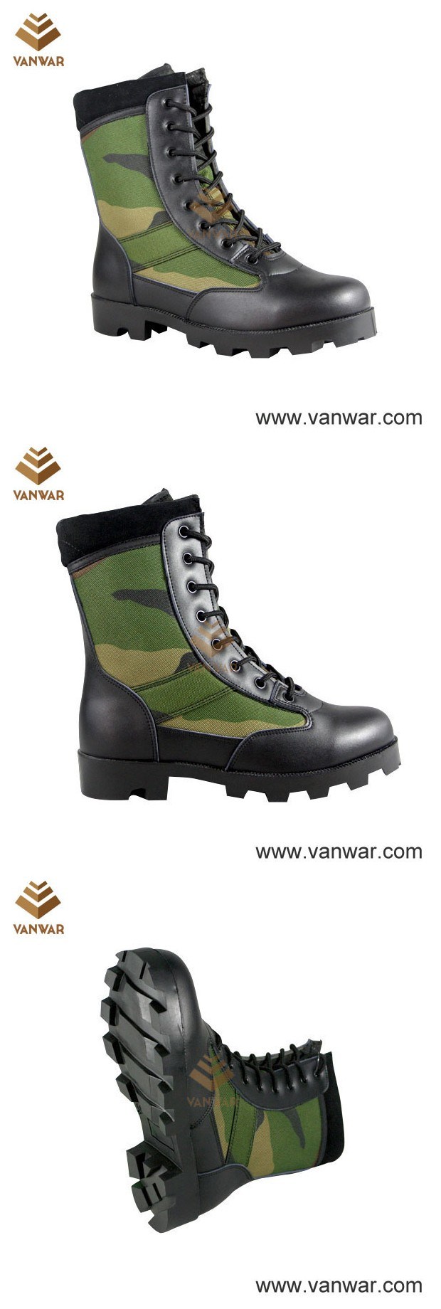 Camo Nylon Camouflage Jungle Military Boots (WJB002)