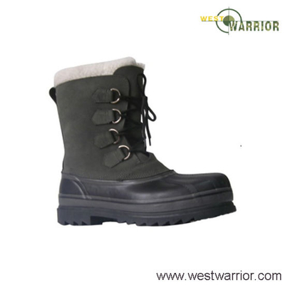 Military Stitched Snow Boots with Wool Lining (WSB016)