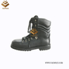Top Layer Leather Unisex Military Combat Boots of Black with High Quality (WCB062)