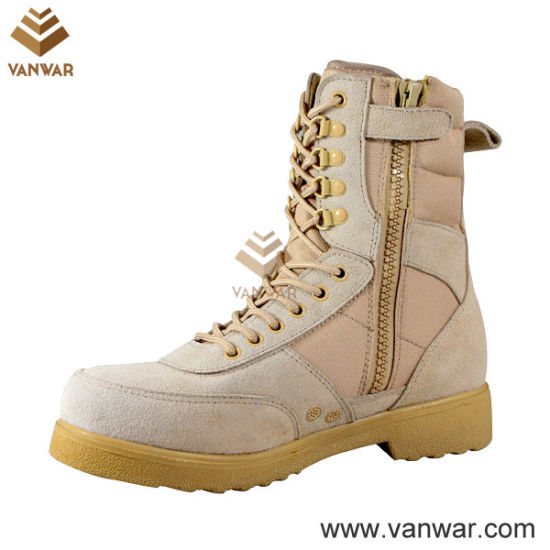 Hot Sale Suede Cow Leather Russian Military Desert Boots (WDB016)