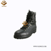 Top Layer Leather Unisex Military Combat Boots of Black with High Quality (WCB061)