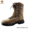 Slip-Resistant Unisex Nubuck Combat Military Boots of Brown (WCB023)