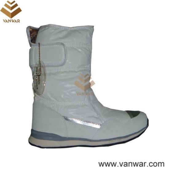 White Cemented Russian Snow Boots (WSCB017)