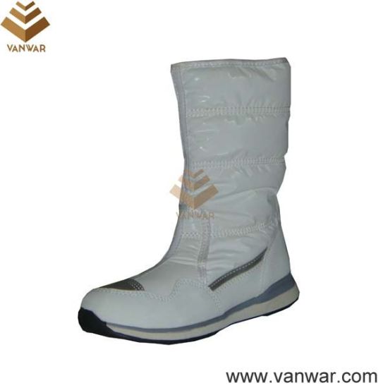 White Cemented Russian Snow Boots (WSCB017)