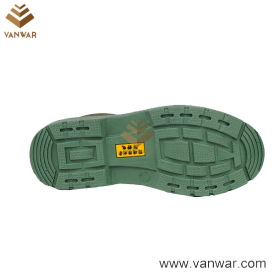 Comfortable Cow Leather Working Safety Shoes with Slip-Resistant Outsole (WSS002)