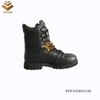 Top Layer Leather Unisex Military Combat Boots of Black with High Quality (WCB061)