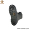 Smooth Leather Durable Black Combat Military Boots (WCB042)