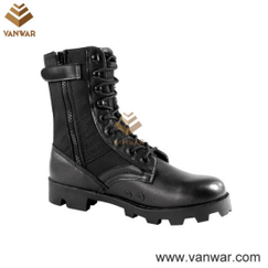 Anti-Slip Vietnam Military Jungle Boots of Black Color (WJB004)