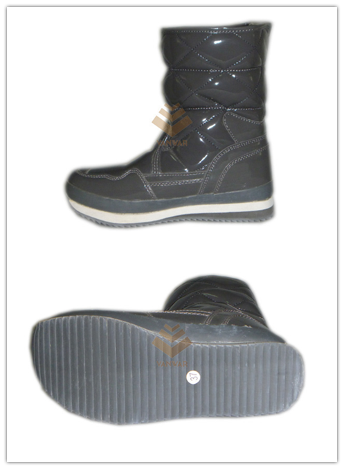 Russian Model Lady Snow Boots with Rubber Outsole (WSCB004)