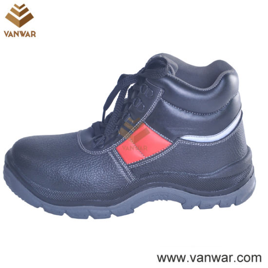 Abrasion Resistant Cow Leather Military Working Safety Boots (WWB040)