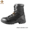 Black Leather Athletic Cement Military Tactical Boots (WTB006)