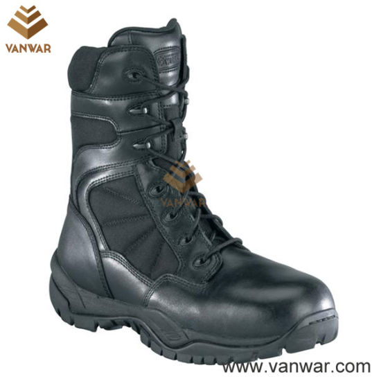 Army Waterproof Black Tactical Military Boots (WTB017)