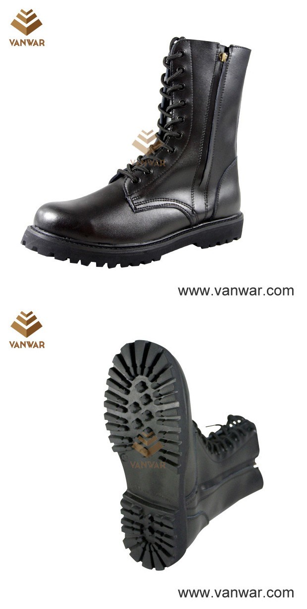 Zipper Tactical Military Boots of Goodyear Welt (WTB014)