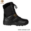 Competitive Black Leather Military Army Boots(WCB091)