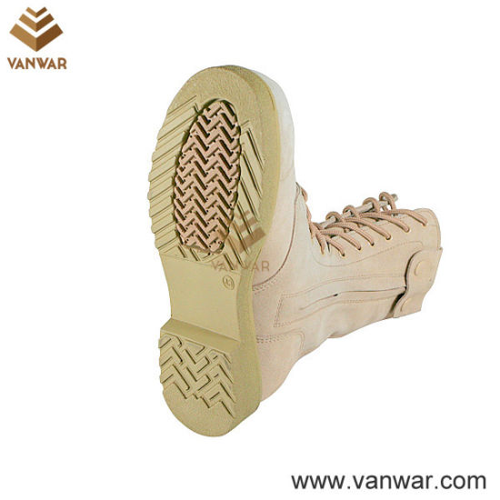 Suede Military Desert Boots with Button Closure (WDB022)