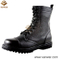 Smooth Leather Durable Black Combat Military Boots (WCB042)