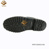 Top Layer Leather Unisex Military Combat Boots of Black with High Quality (WCB063)