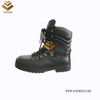 Top Layer Leather Unisex Military Combat Boots of Black with High Quality (WCB063)