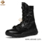 Full Leather Black Military Tactical Boots with Comfortable Collar (WTB030)