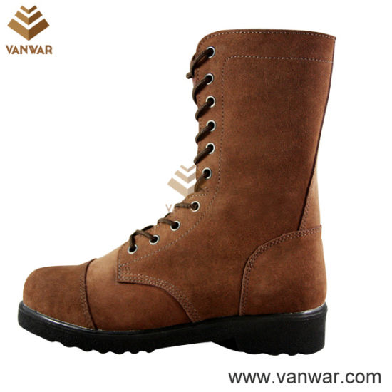 Steel Toe Cap Nubuck Military Combat Boots (WCB022)