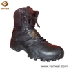 Us Well Constructed Black Leather Tactical Military Boots (WTB033)