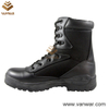 Steel Midsole Plate Combat Black Military Boots of Lightweight Polyurethane (WCB007)