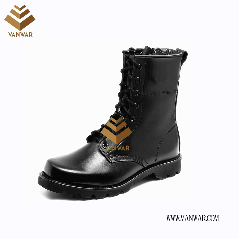Military Combat Boots of Black with High Quality (WCB069)