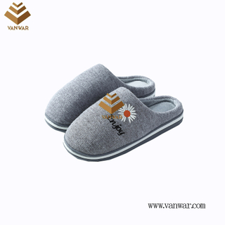 Customize Indoor Cotton lovely design Slippers with High Quality (wis029)