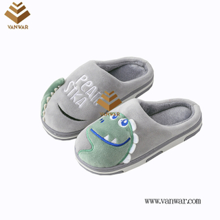 Customize Indoor Cotton lovely design Slippers with High Quality (wis051)