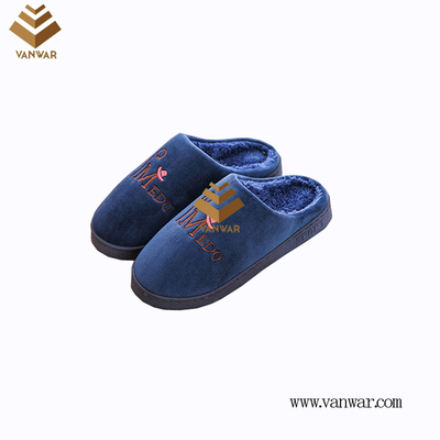 Customize Indoor Cotton winter home Slippers with High Quality (wis076)