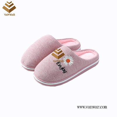 Customize Indoor Cotton lovely design Slippers with High Quality (wis031)