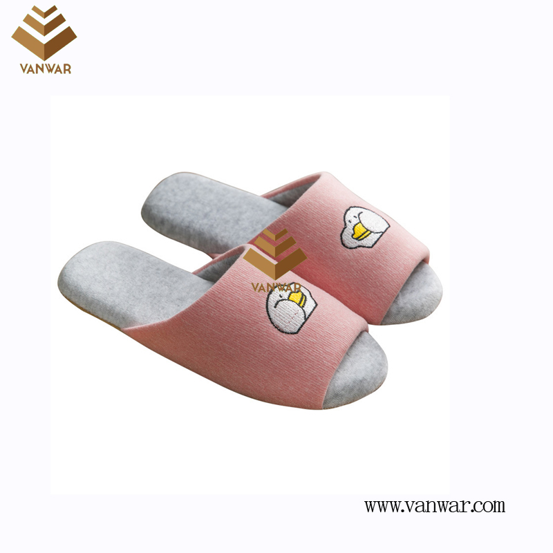Customize Indoor Cotton winter home Slippers with High Quality (wis094)