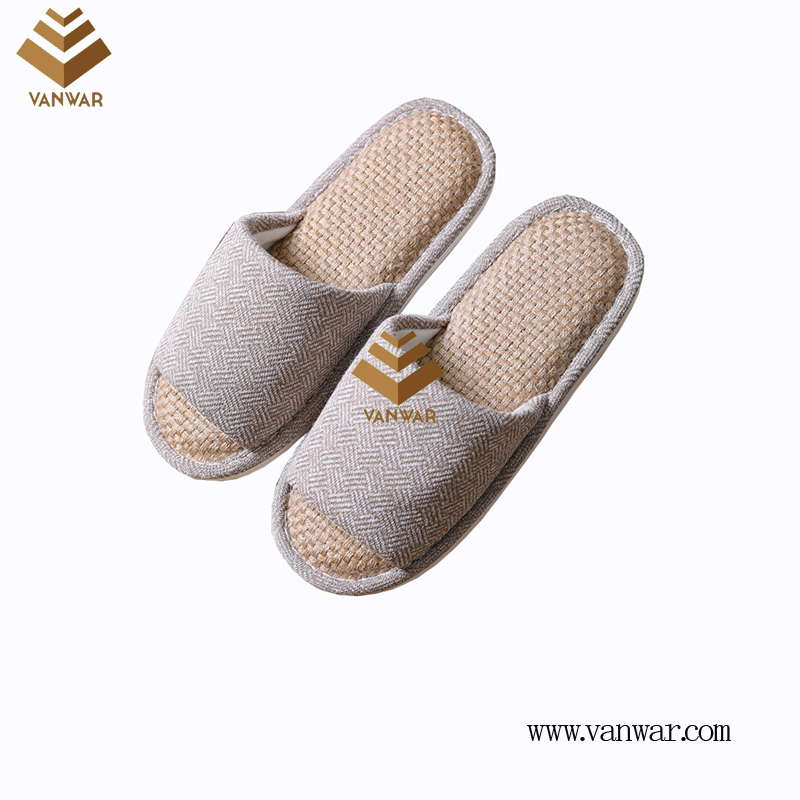 Customize Indoor Cotton winter home Slippers with High Quality (wis070)