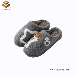 Customize Indoor Cotton lovely design Slippers with High Quality (wis047)