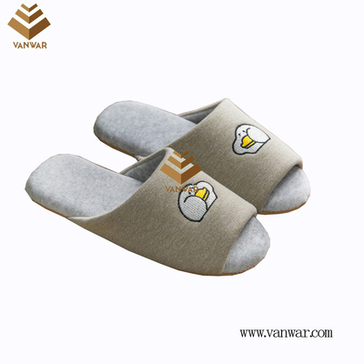 Customize Indoor Cotton winter home Slippers with High Quality (wis090)