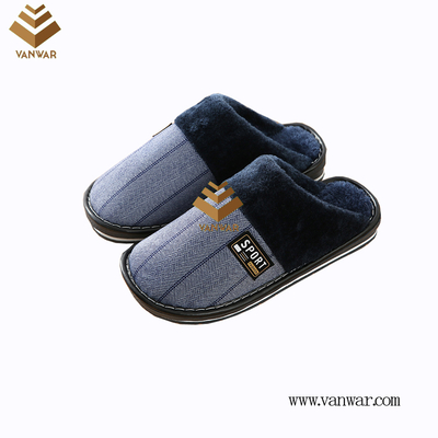 Customize Indoor Cotton winter Slippers with High Quality (wis067)