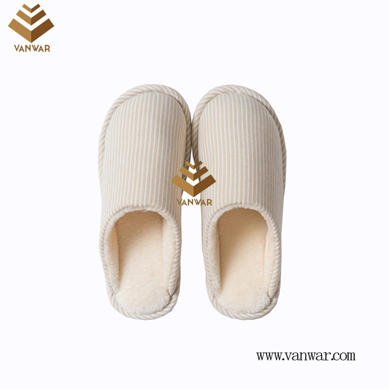 Customize Indoor Cotton winter home Slippers with High Quality (wis095)