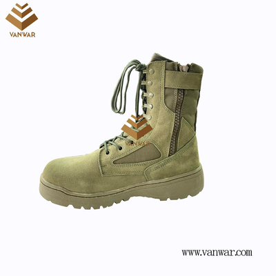 Combat Military Leather Boots of Black with High Quality (WCB085)